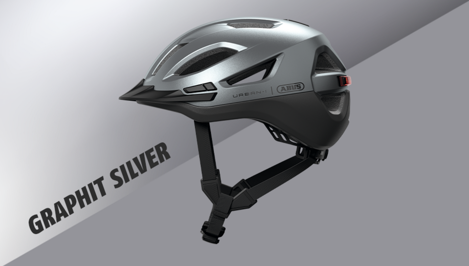 Urban-I 4.0 Fahrradhelm Graphit Silver Produktfreisteller © ABUS