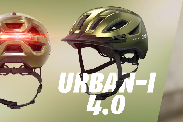 Az Urban-I 4.0 ACE pepper green kerékpáros sisak termékfotója © ABUS
